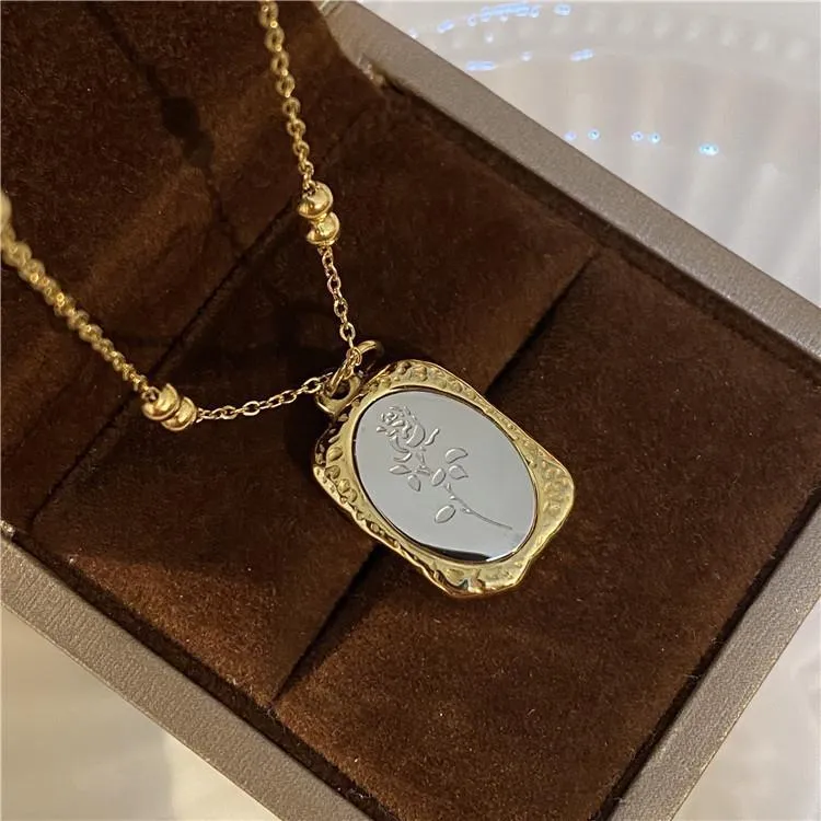 Rose Medallion Pendant