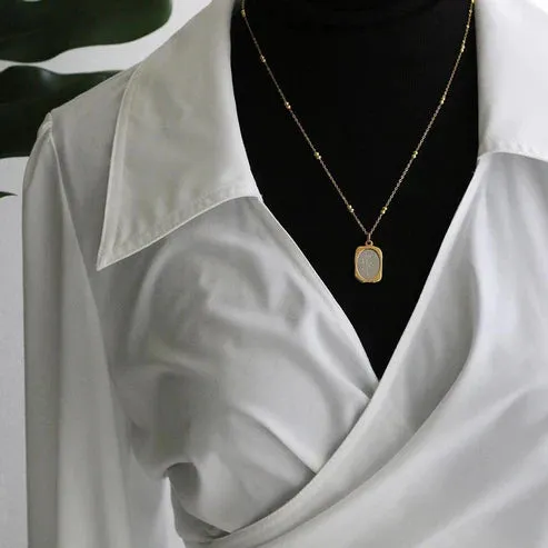 Rose Medallion Pendant