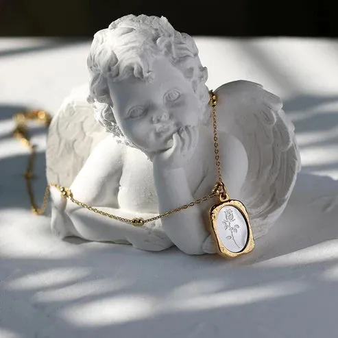 Rose Medallion Pendant