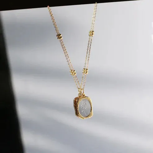 Rose Medallion Pendant