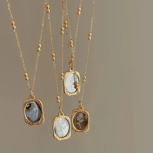 Rose Medallion Pendant