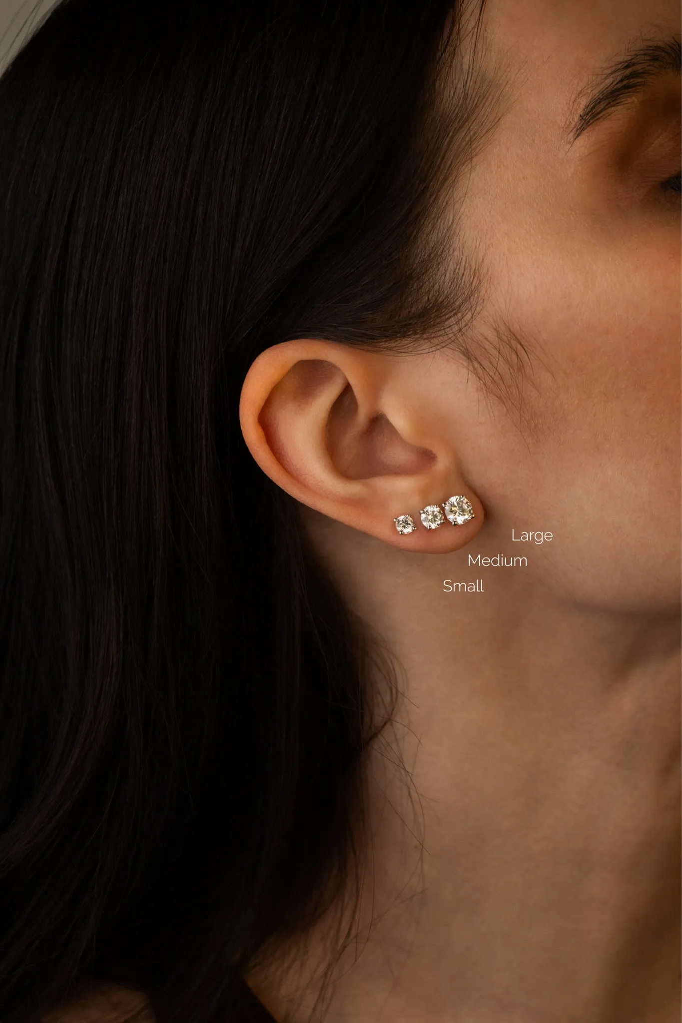 Round Studs Large (2tcw)