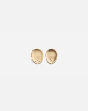 Sasa / White Diamond Studs