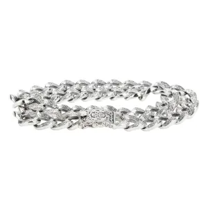 Silver Celtic Knot Heavy Curb Link Chain | Keith Jack