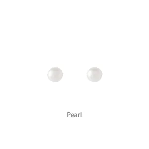 Silver Pearl Ear Stud - Elegant and Timeless Accessory for Any Occasion