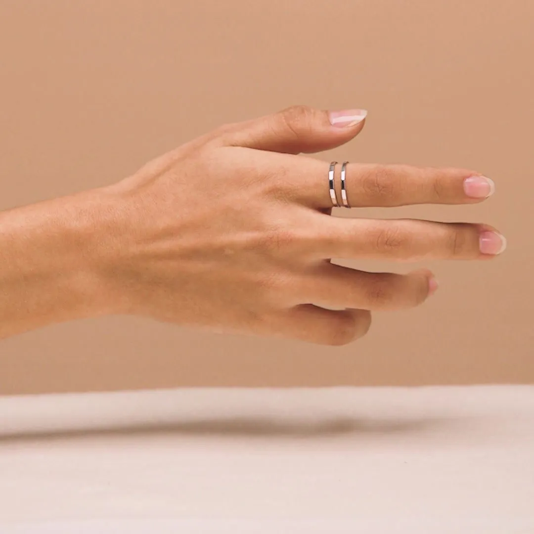 Silver Stacking Ring - Lita