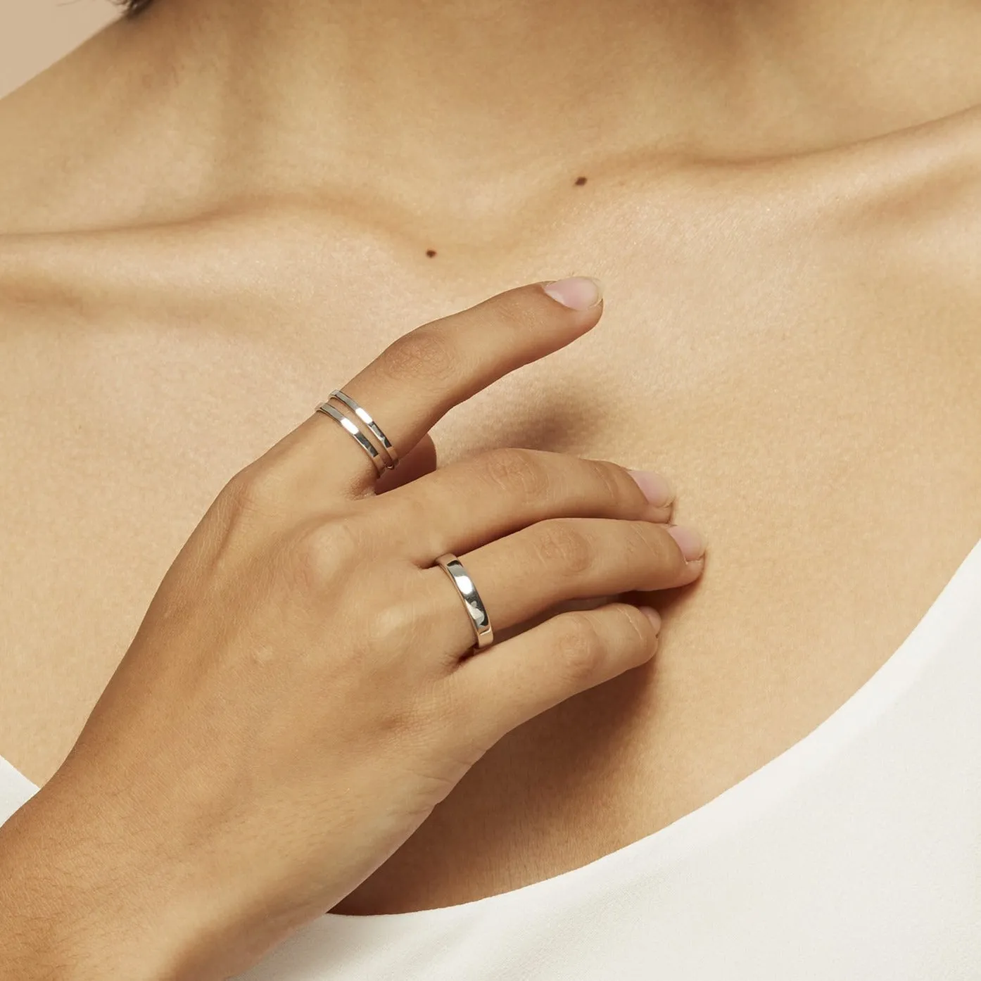 Silver Stacking Ring - Lita