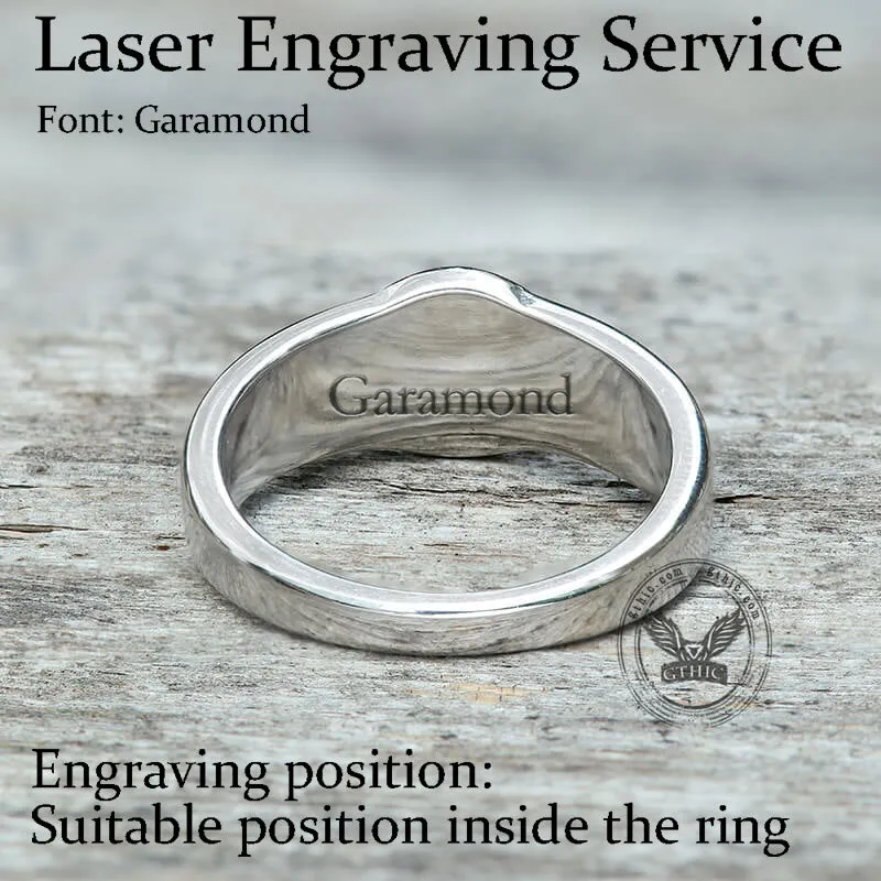 Simple Celtic Knot Stainless Steel Viking Ring