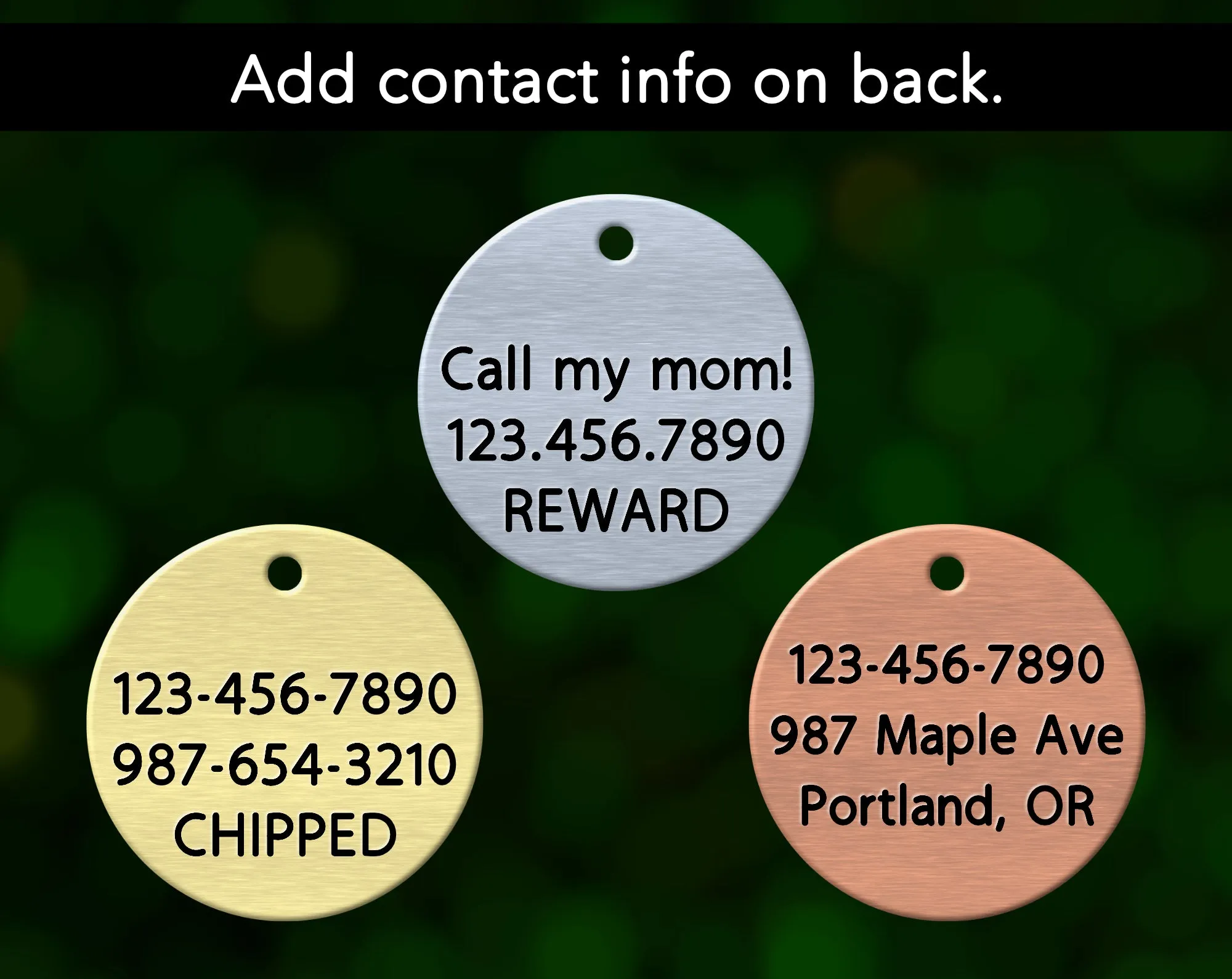 Simple Dog Tag