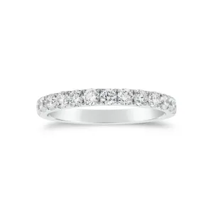 Simple Four Prong-Set Diamond Band