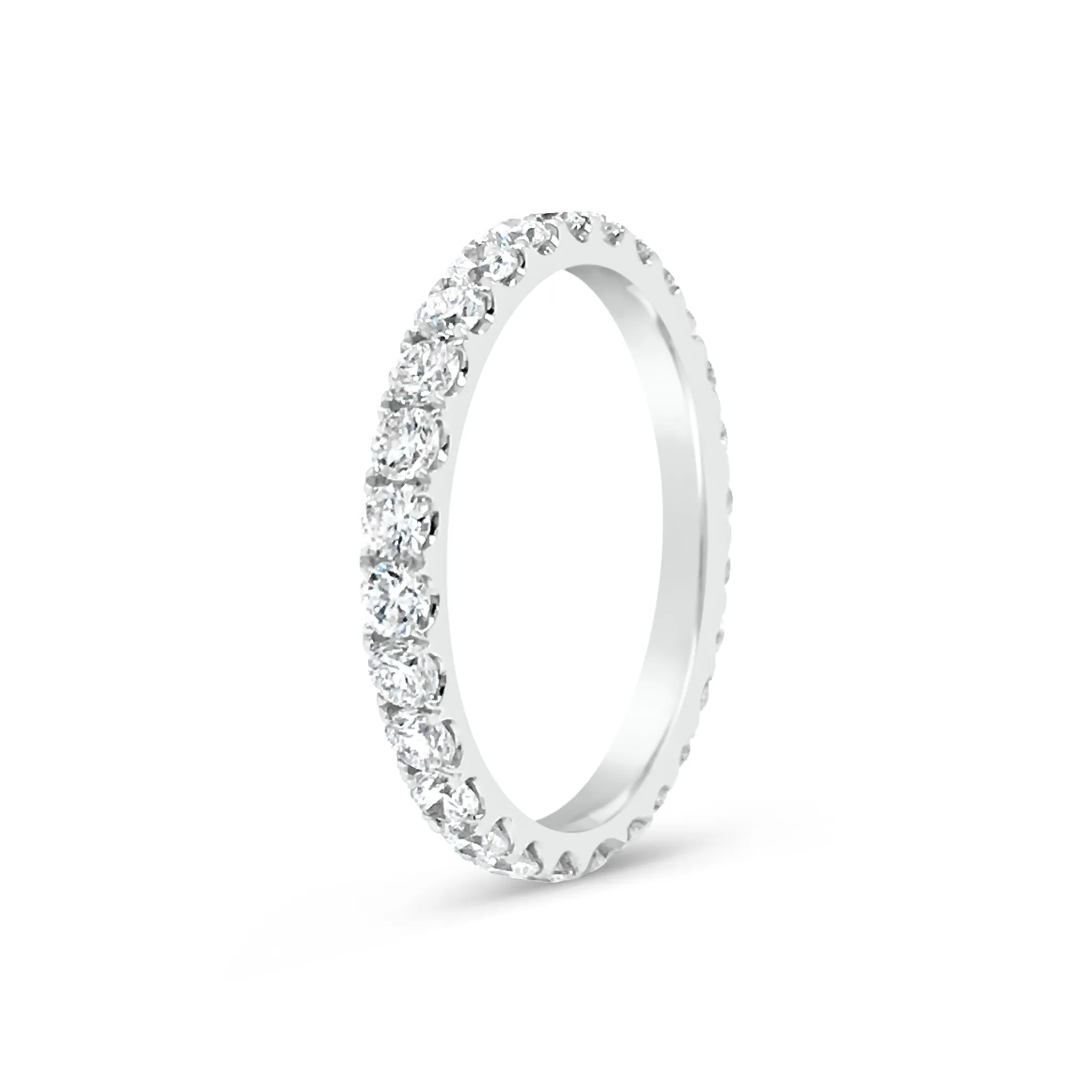 Simple Four Prong-Set Diamond Band