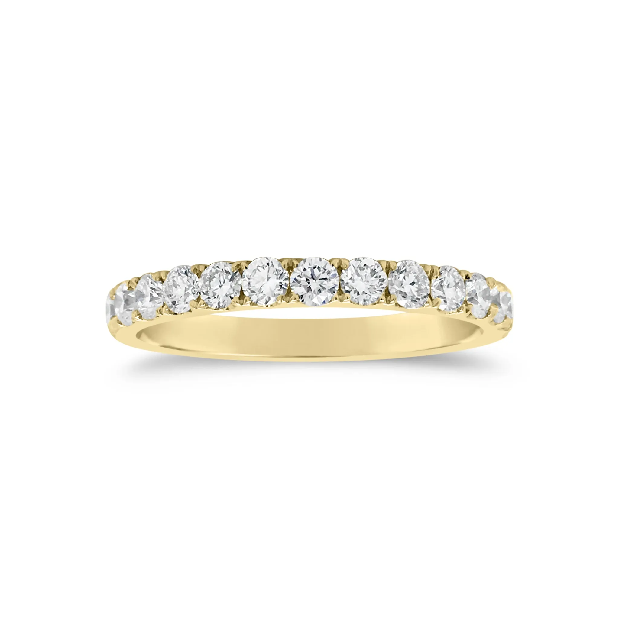 Simple Four Prong-Set Diamond Band