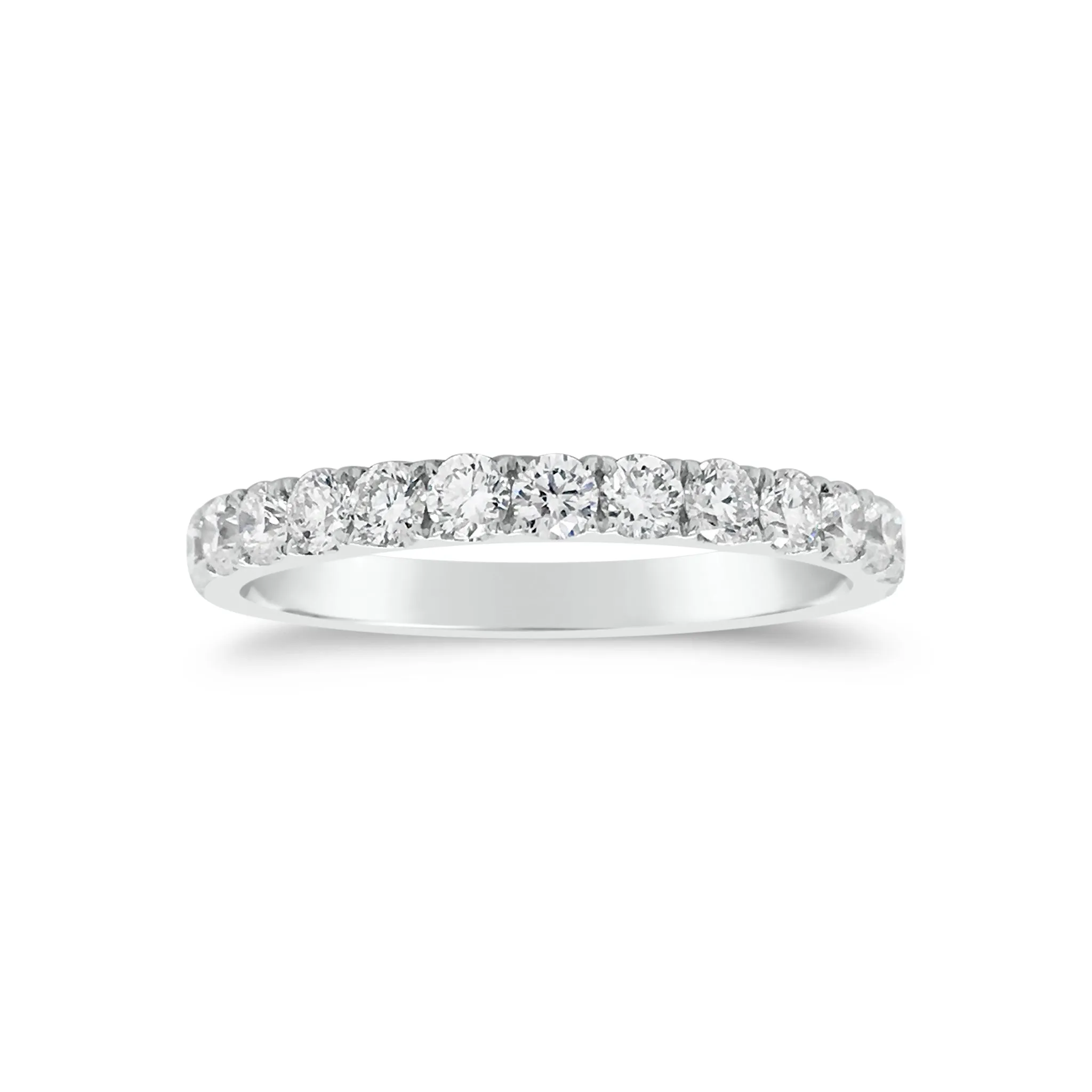 Simple Four Prong-Set Diamond Band