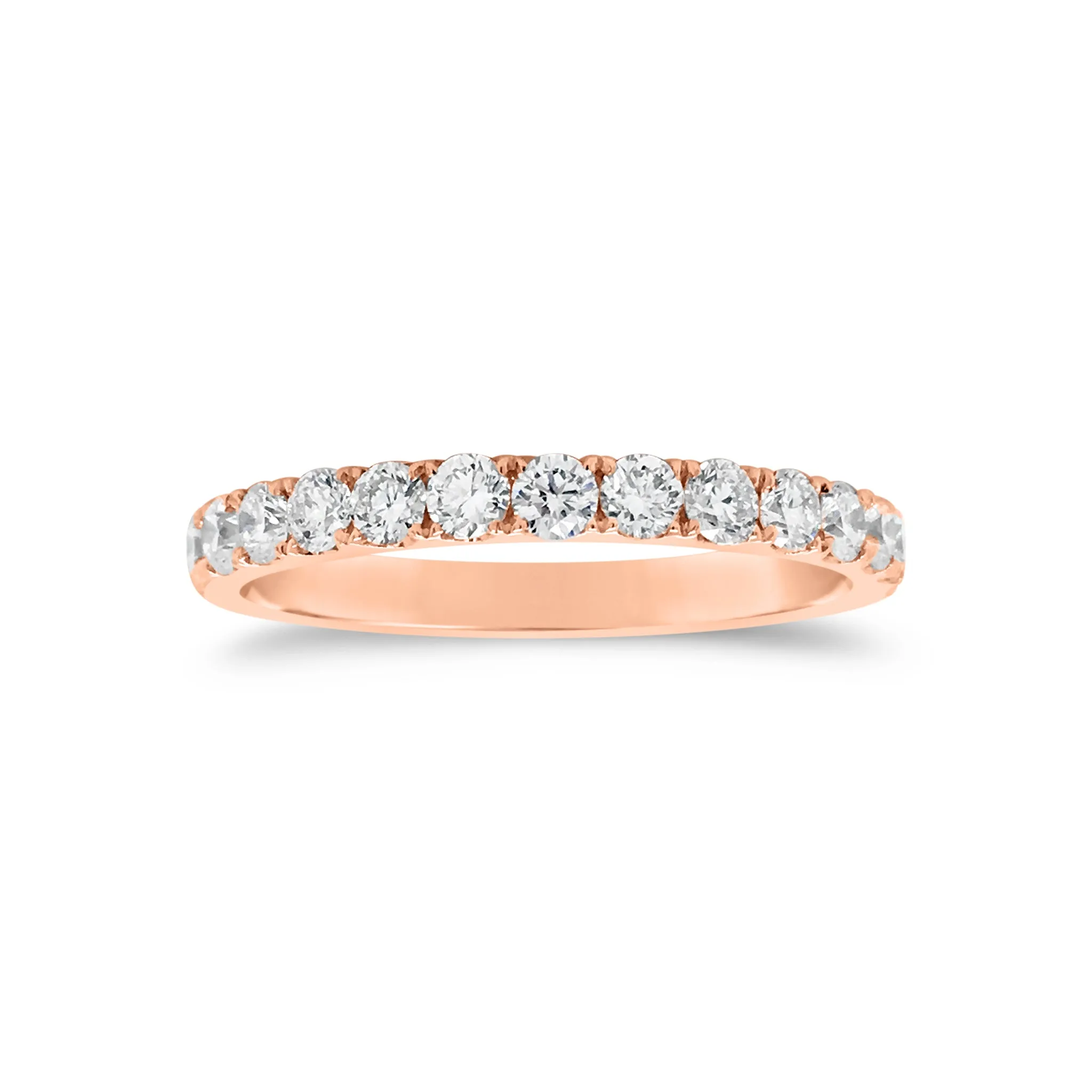 Simple Four Prong-Set Diamond Band