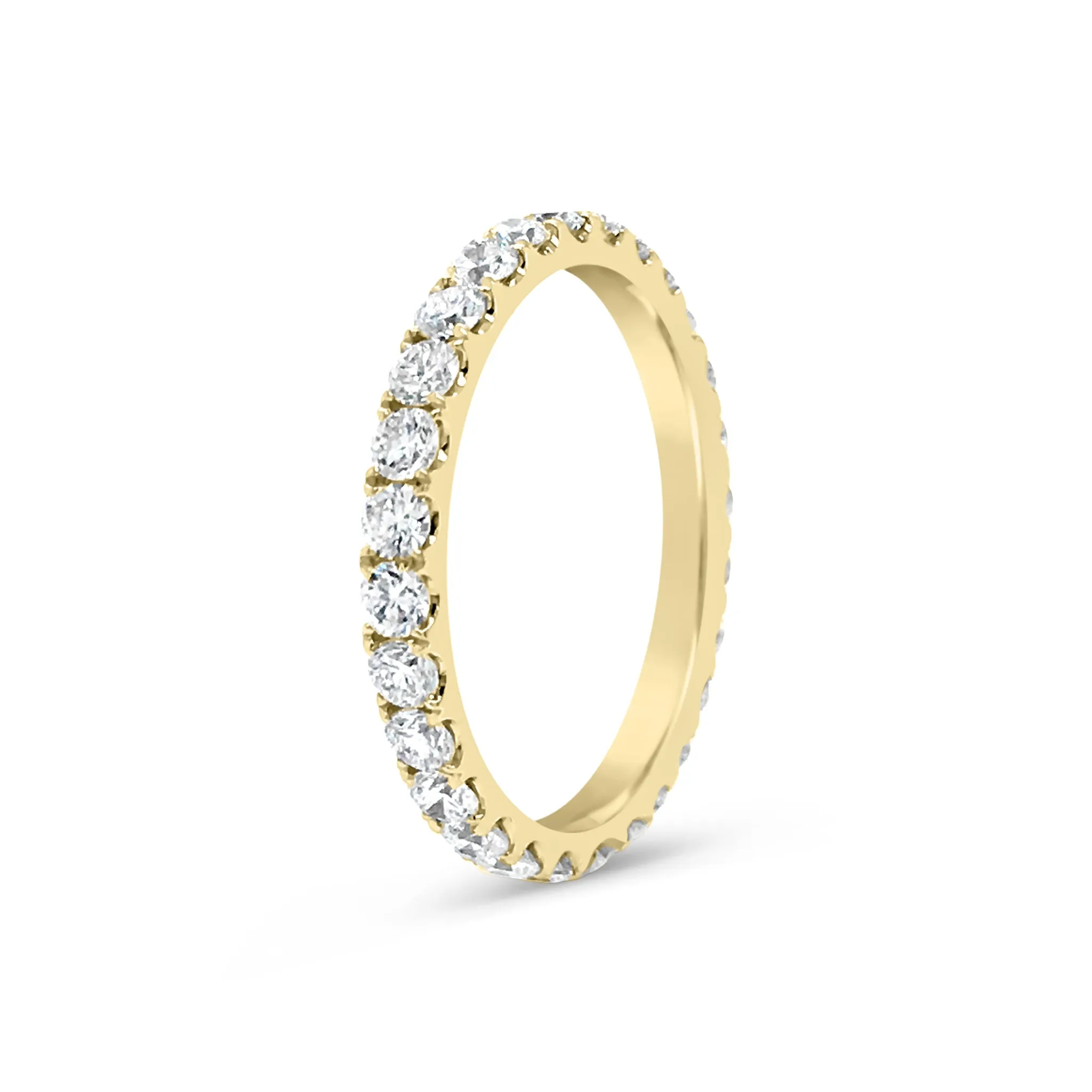 Simple Four Prong-Set Diamond Band