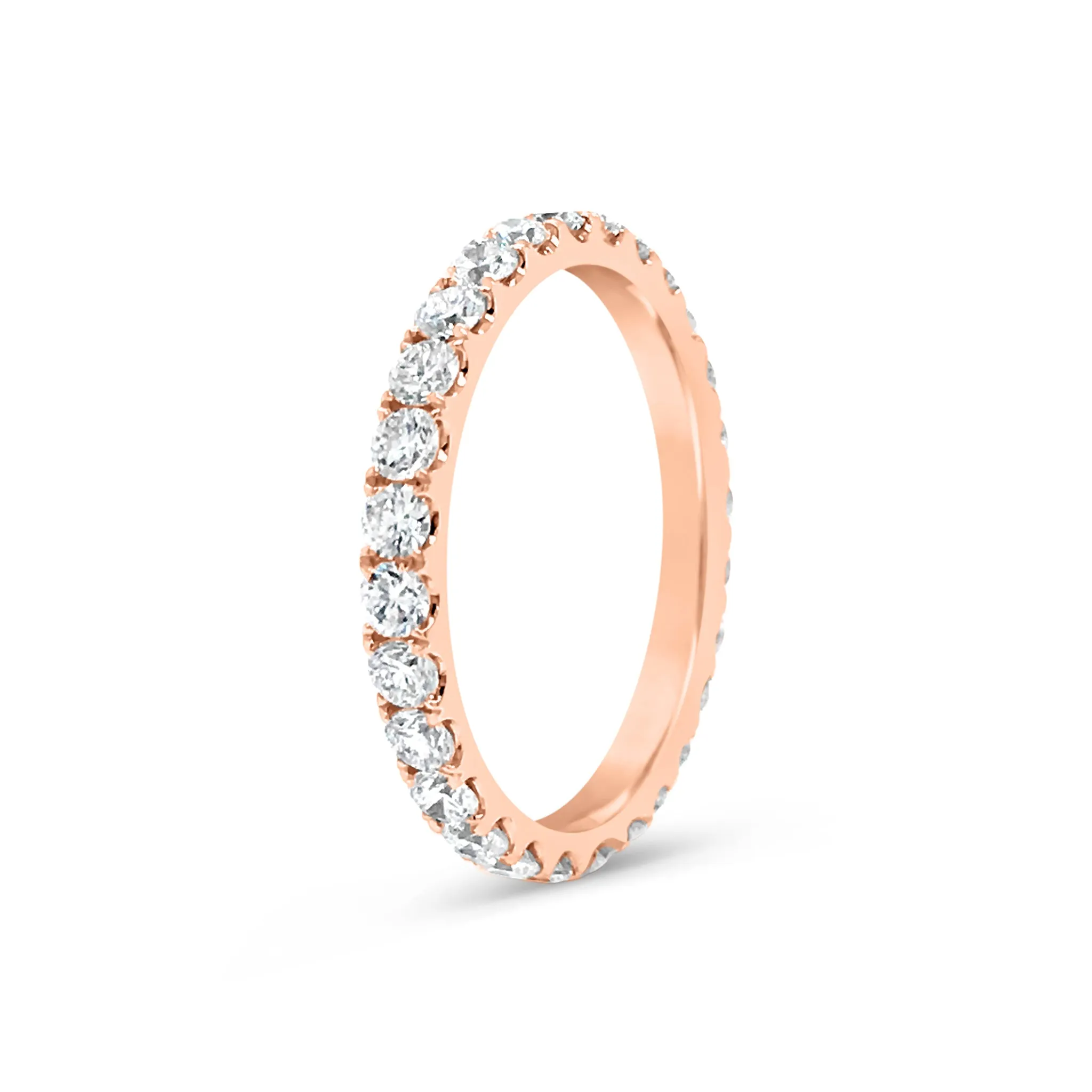 Simple Four Prong-Set Diamond Band
