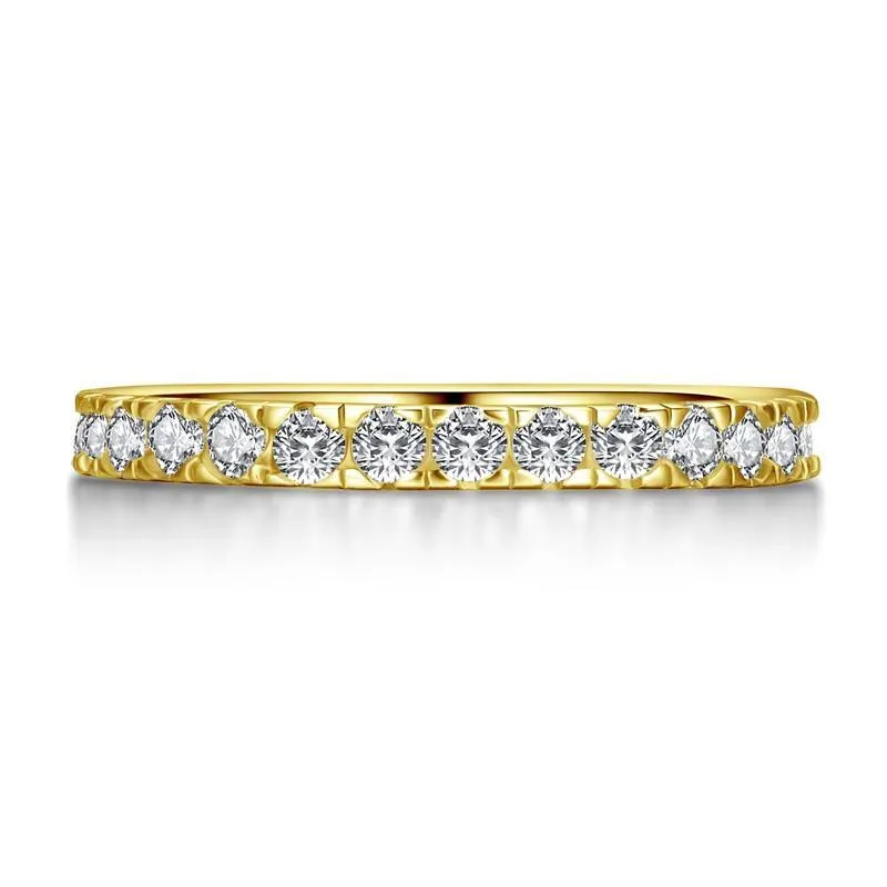 Simple Geometric Stackable Simulated Diamond Engagement Ring