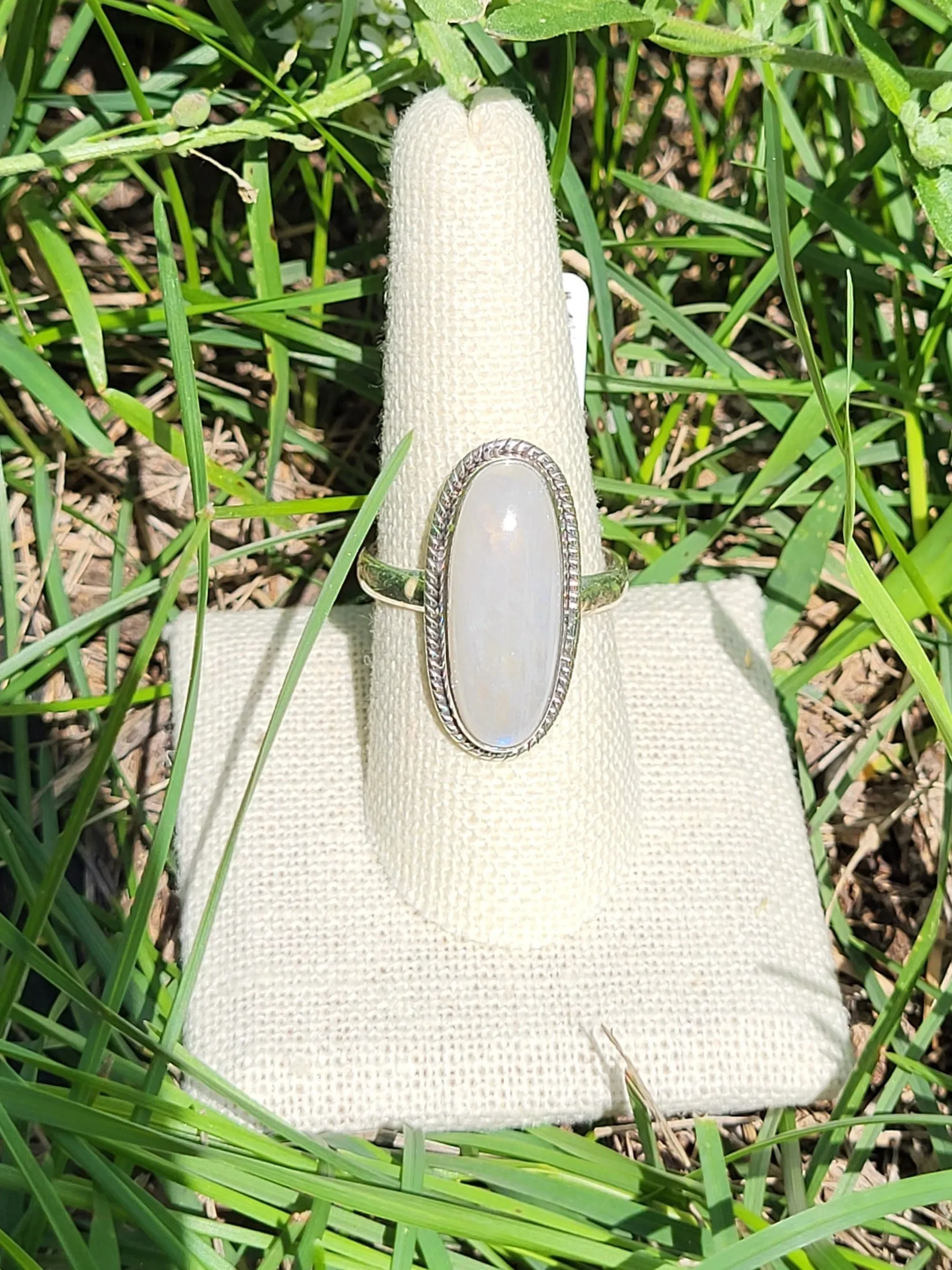 Simple Moonstone Rings