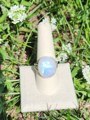 Simple Moonstone Rings