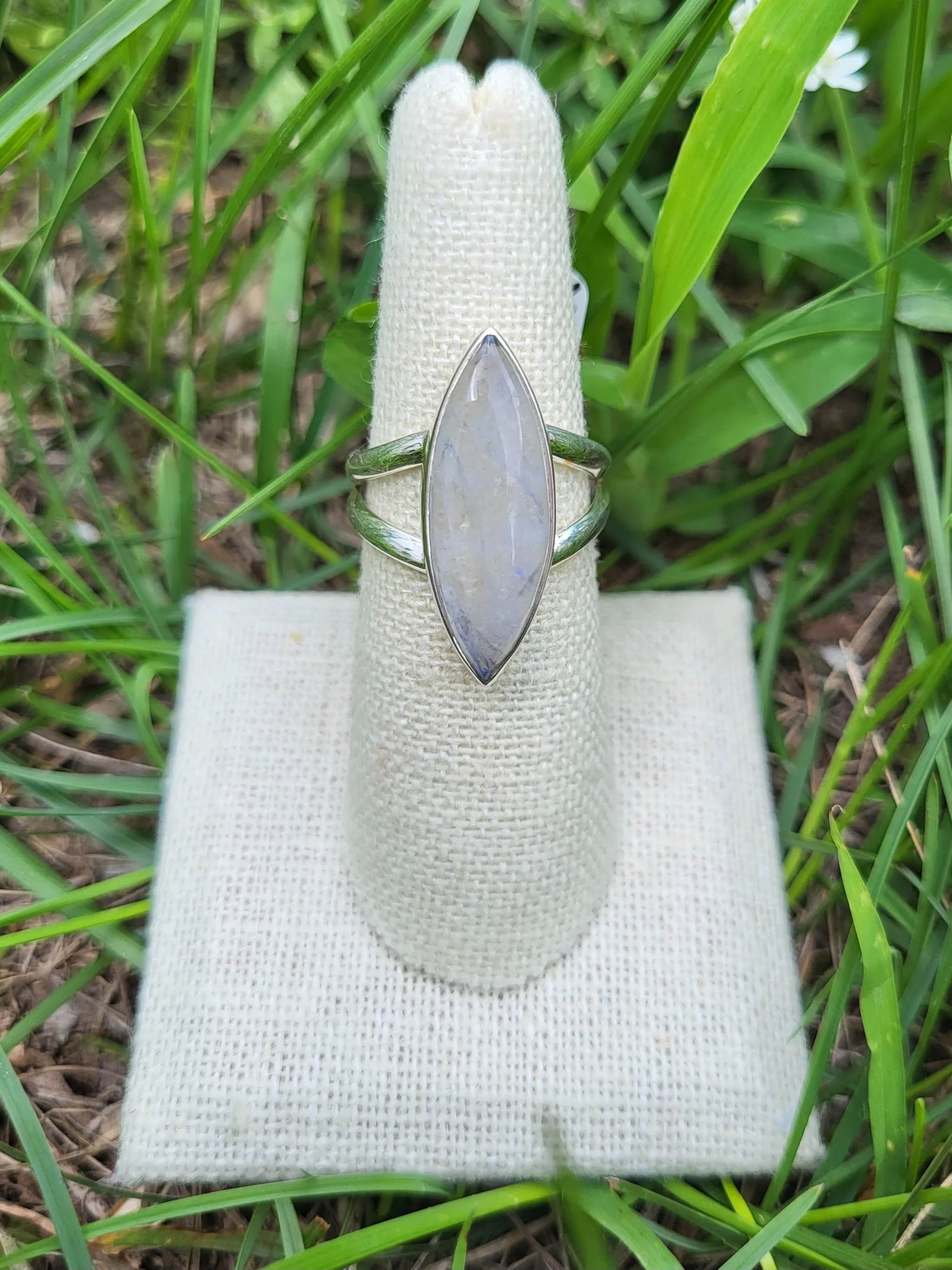 Simple Moonstone Rings