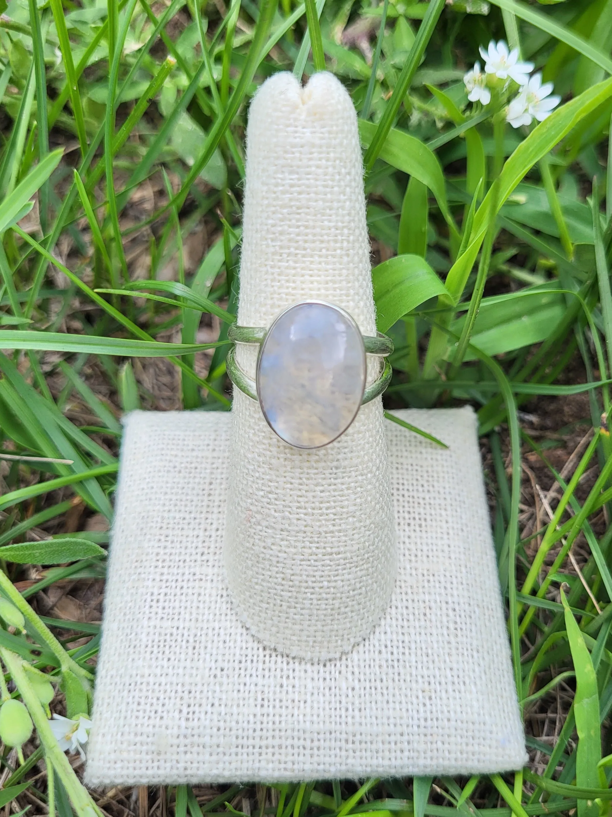 Simple Moonstone Rings