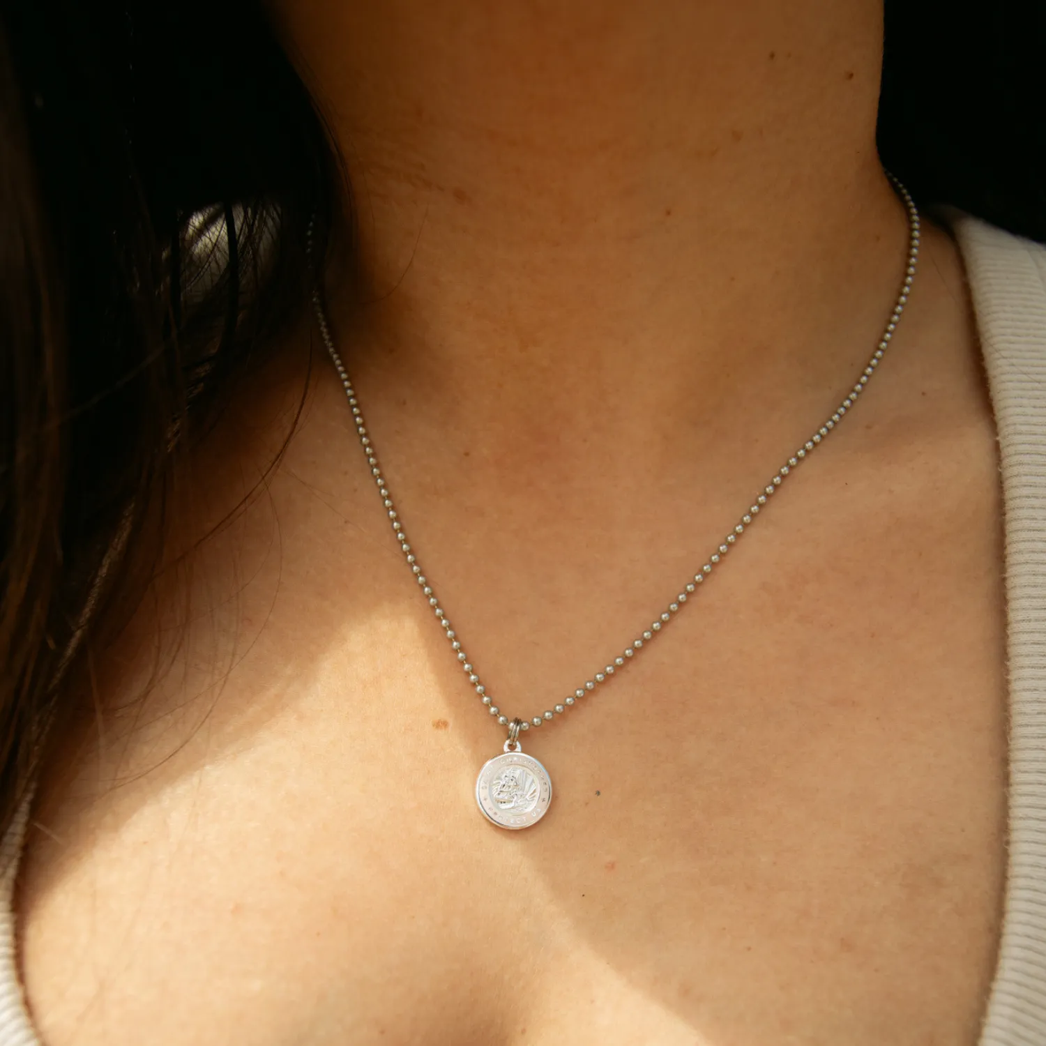 Small - Silver / Petal