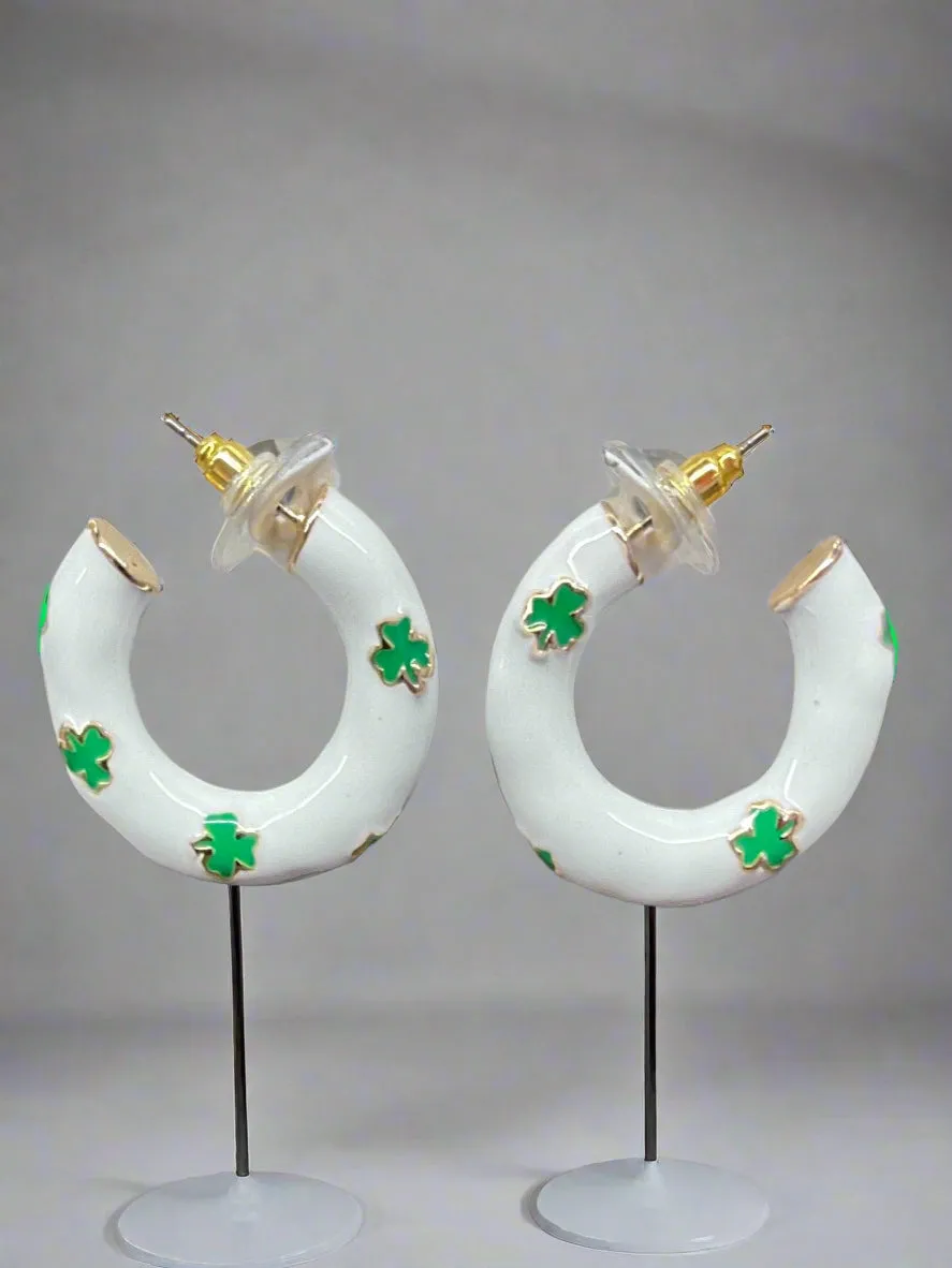 St Patrick's Day Earrings