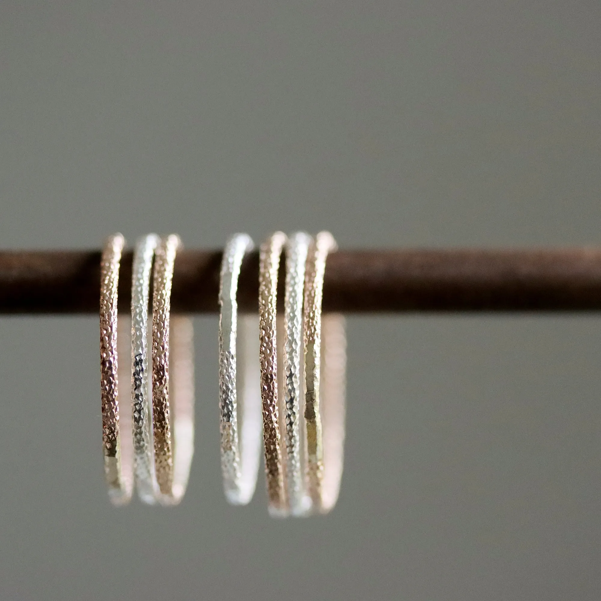 Stardust Stacking Rings
