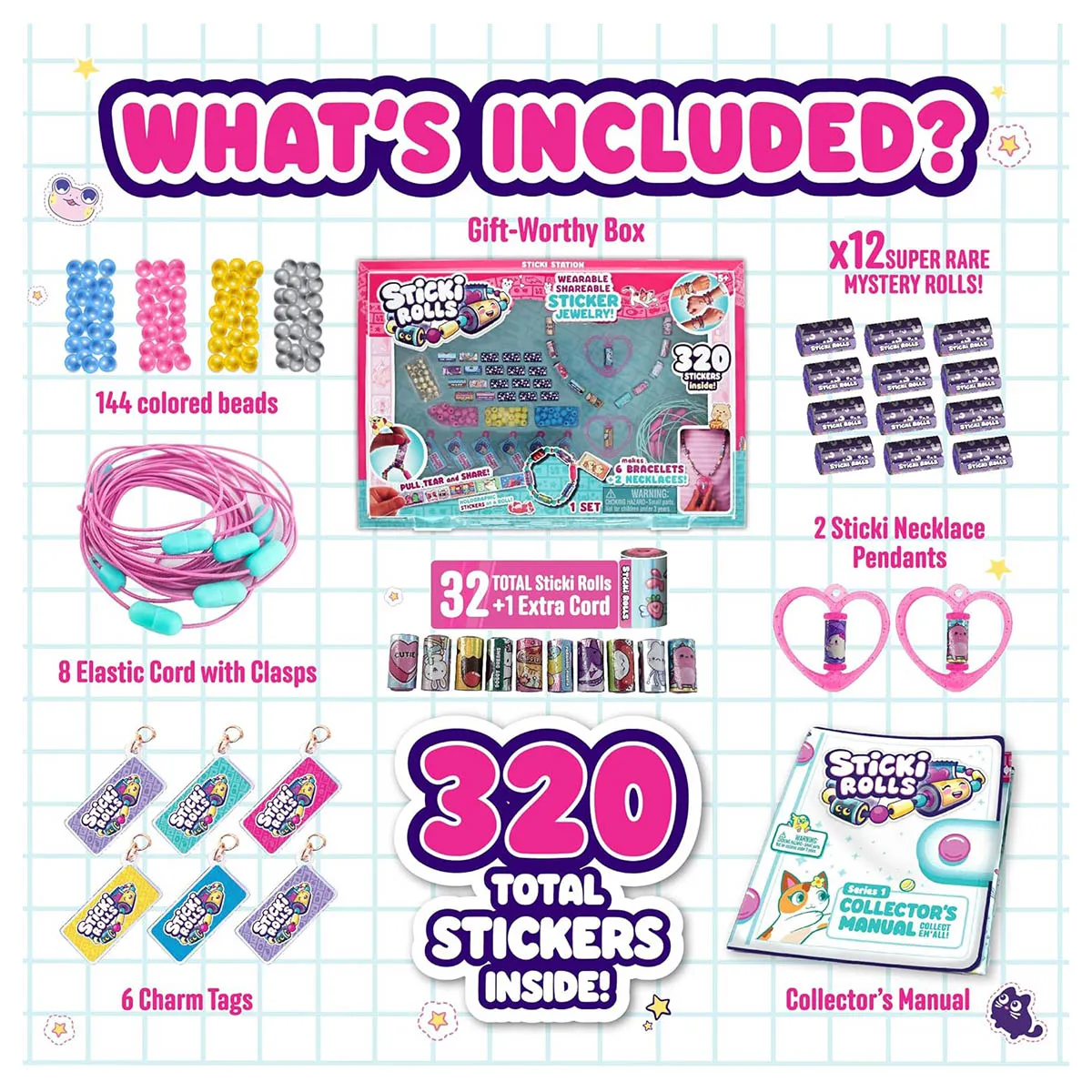 Sticki Rolls Sticki Station Set