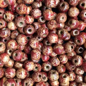 Style 4 Wooden Beads 8x9mm x 10