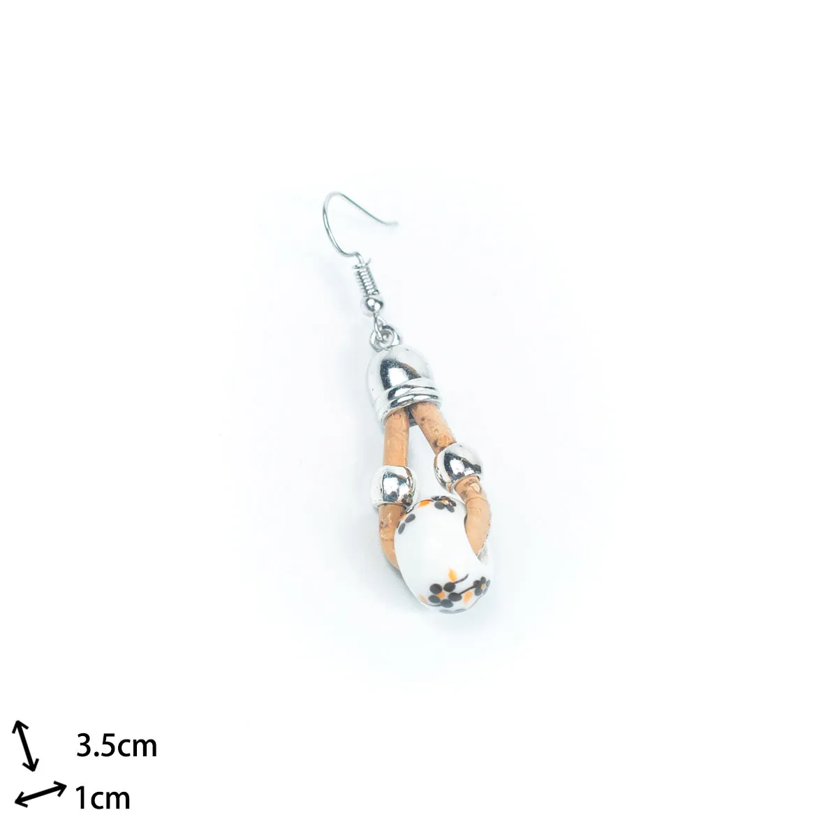 Stylish cork cord earrings ER-162-MIX-5