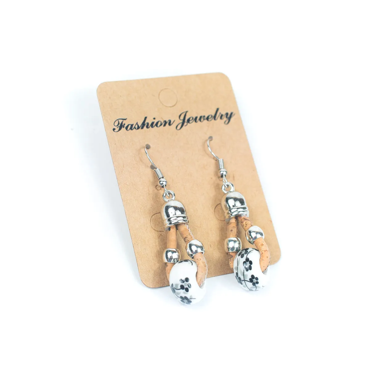 Stylish cork cord earrings ER-162-MIX-5