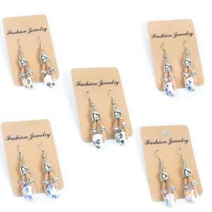 Stylish cork cord earrings ER-162-MIX-5
