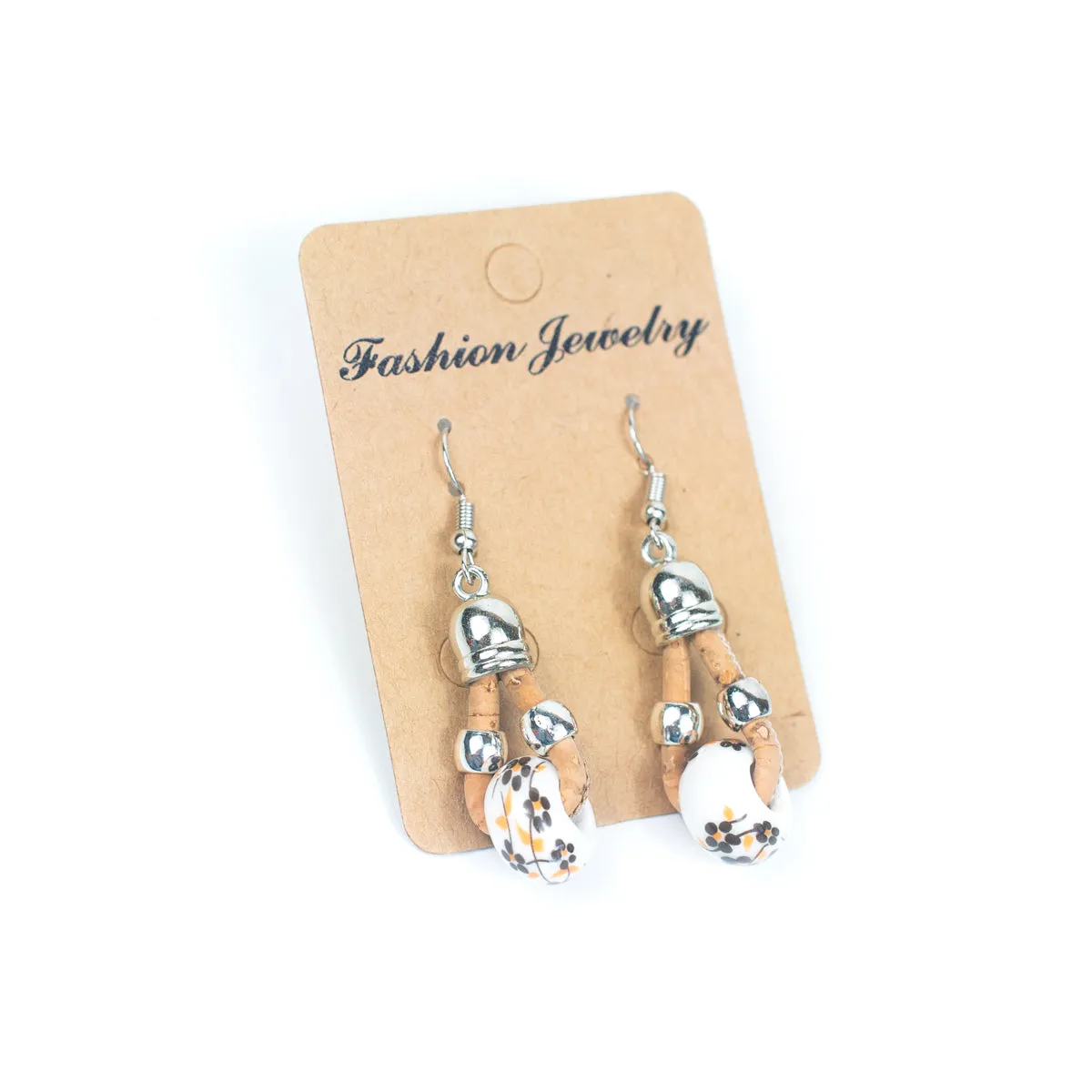 Stylish cork cord earrings ER-162-MIX-5
