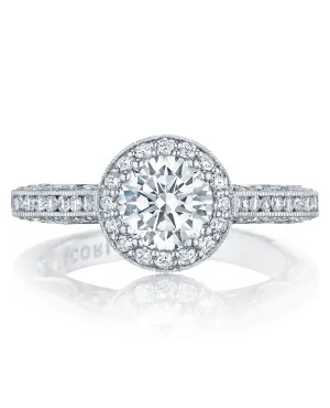 Tacori Classic Crescent Engagement Ring HT2550 RD6.5W
