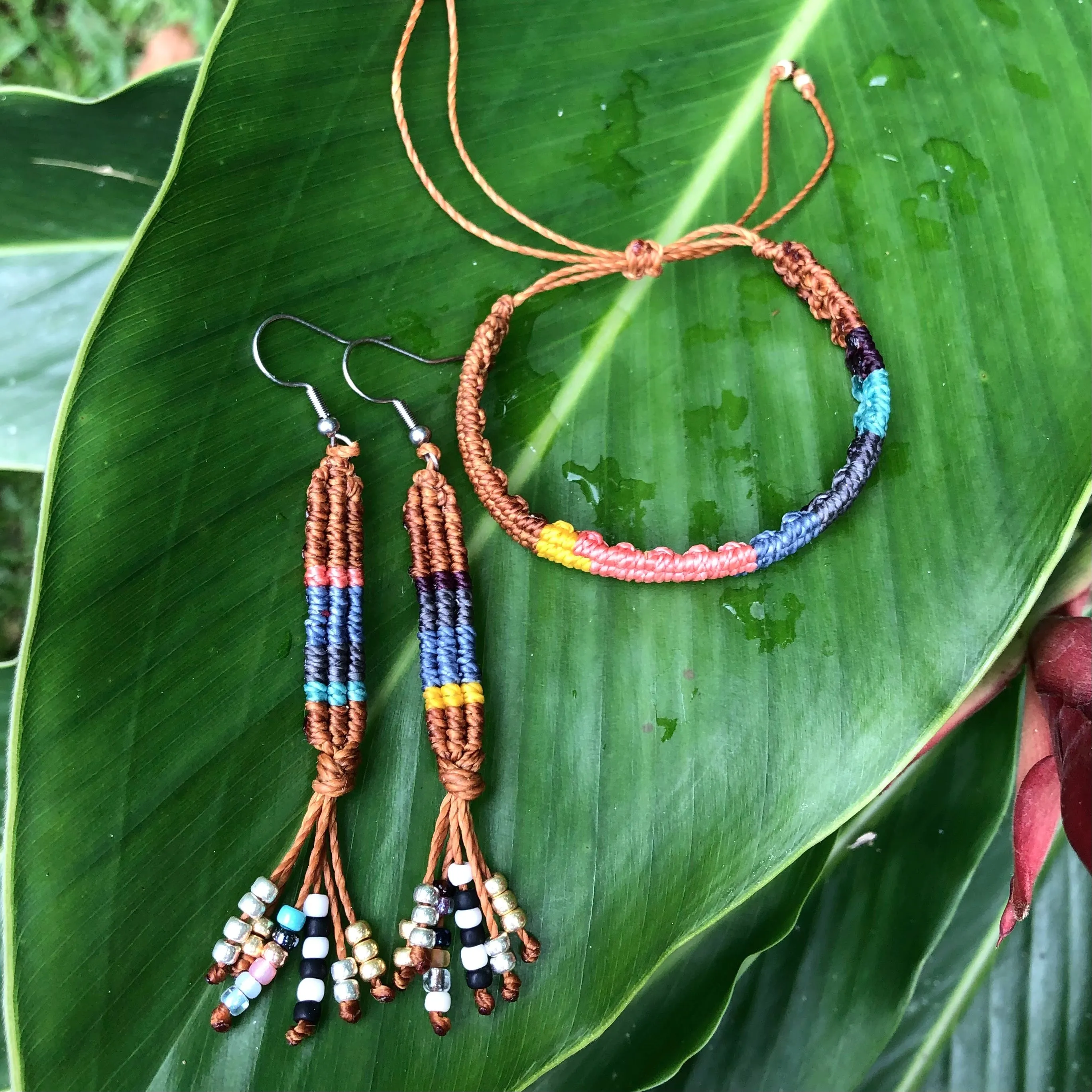 Tamarindo Upcycled Earrings - Unique to you!