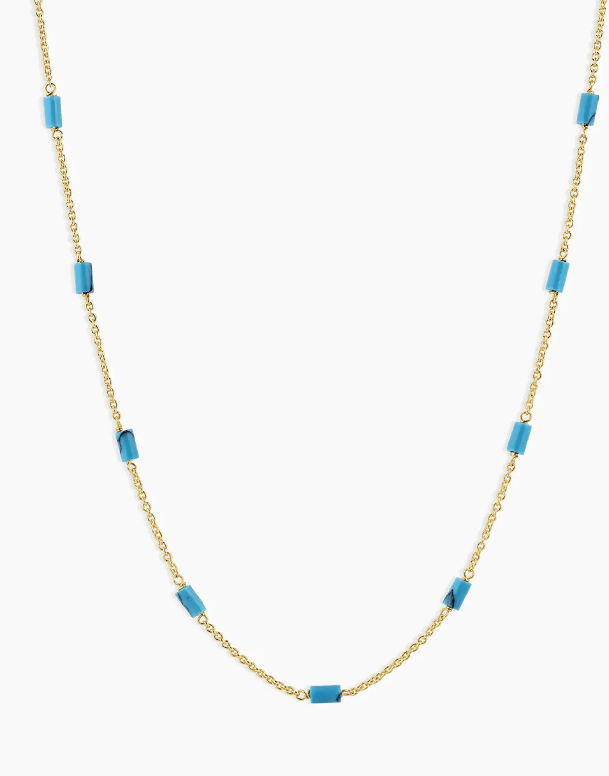 Tatum Bead Necklace - Turquoise