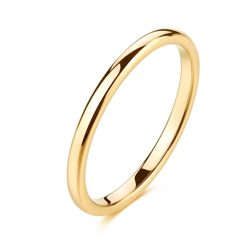 Thin & Simple Titanium Ring