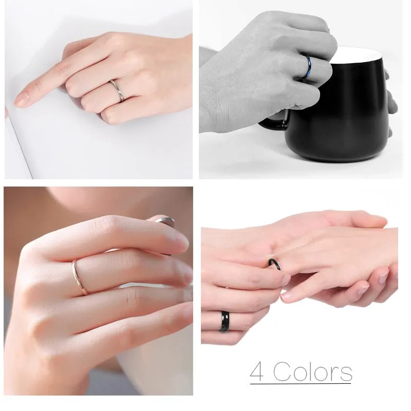 Thin & Simple Titanium Ring