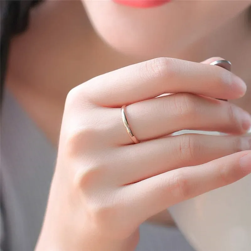 Thin & Simple Titanium Ring