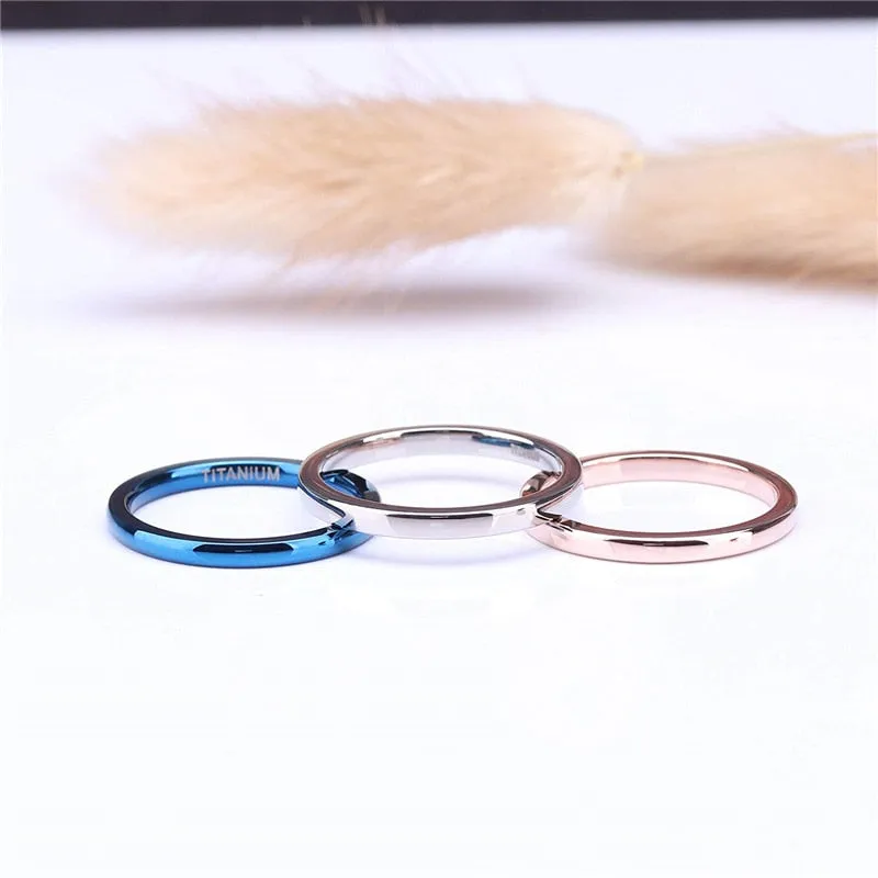 Thin & Simple Titanium Ring