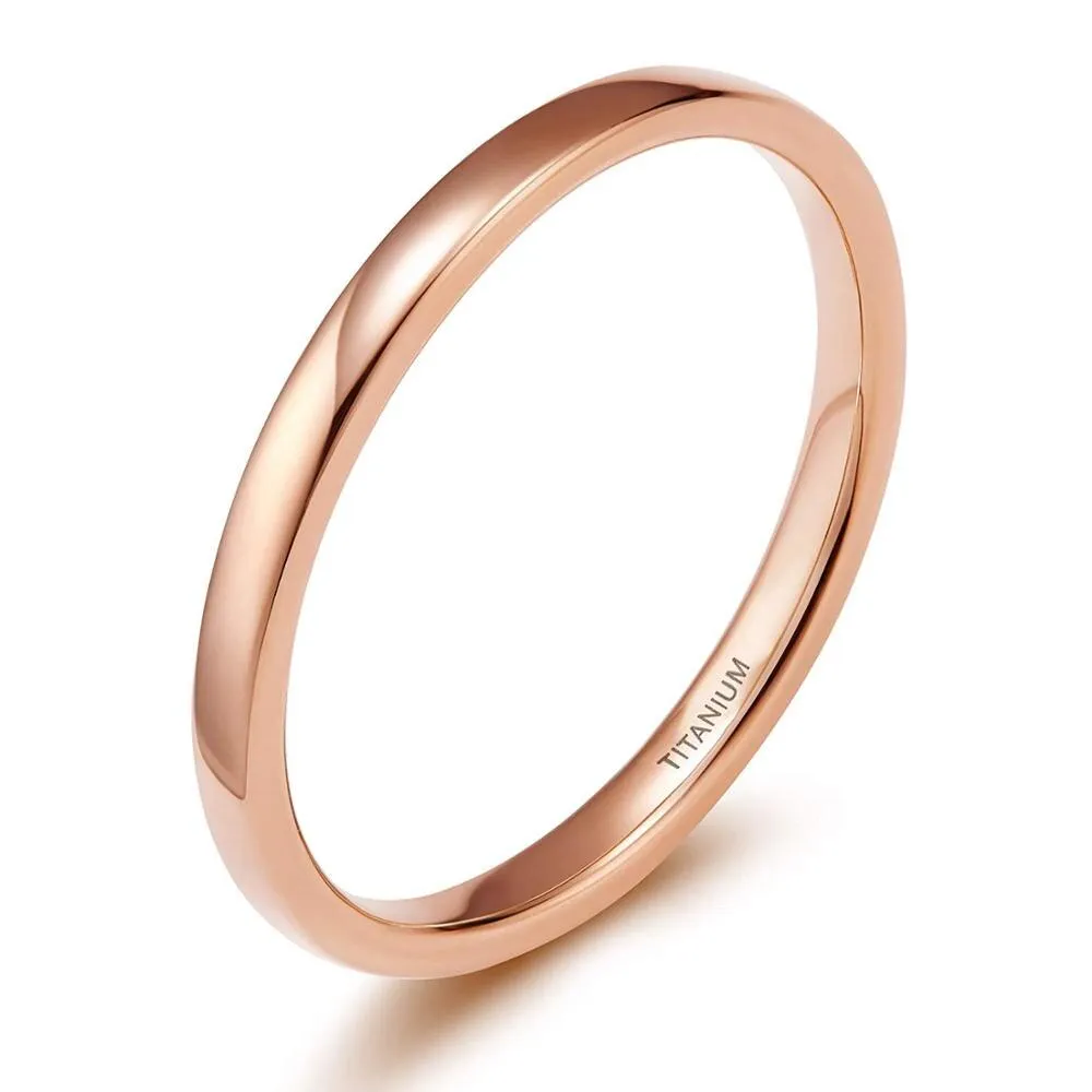 Thin & Simple Titanium Ring