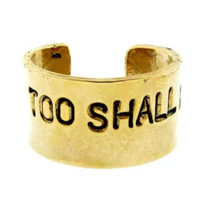 'This Too Shall Pass' Ring