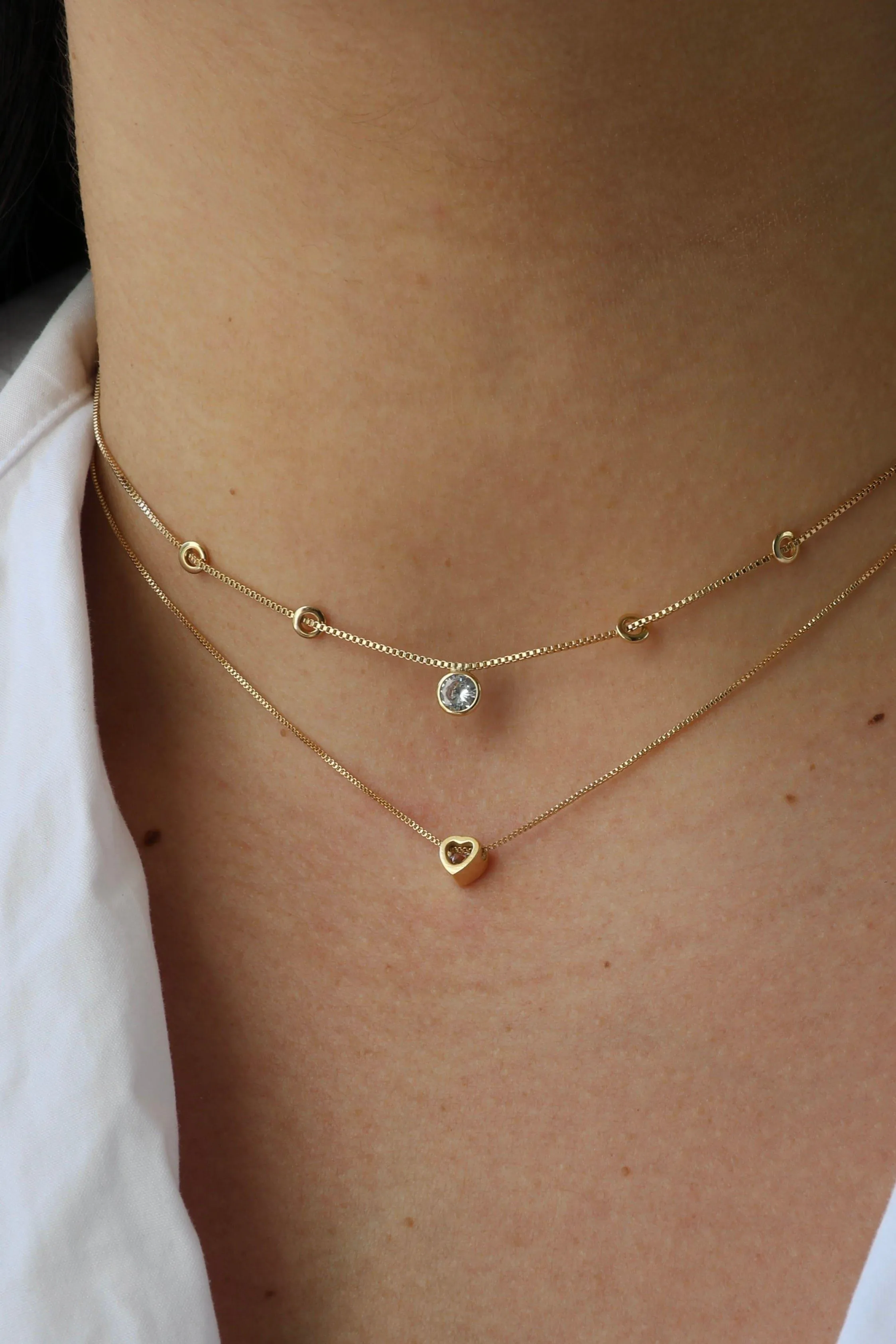 Timeless Gold Bead Necklace