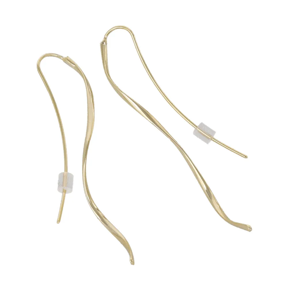 Twist Thread Through Earrings