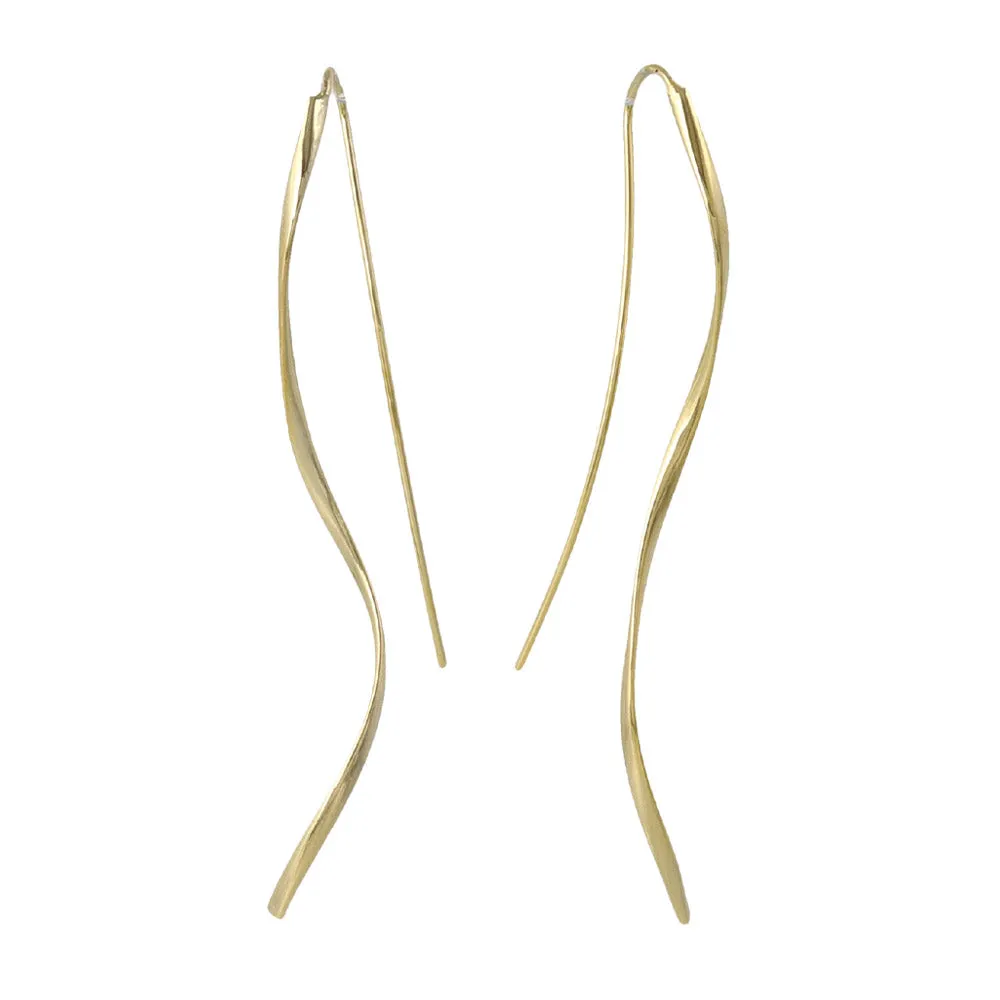 Twist Thread Through Earrings