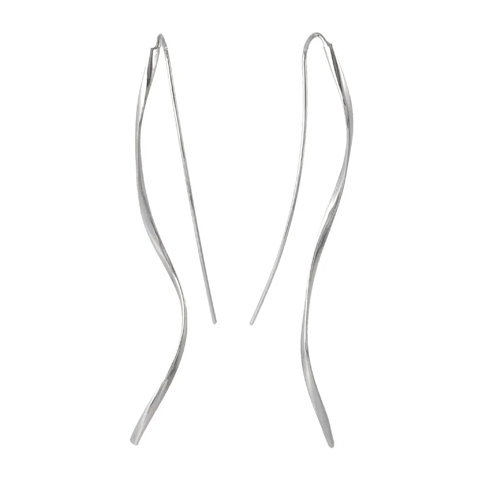 Twist Thread Through Earrings