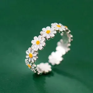 Vintage Daisy Flower Rings For Women | Womens Boho Jewelry Rings