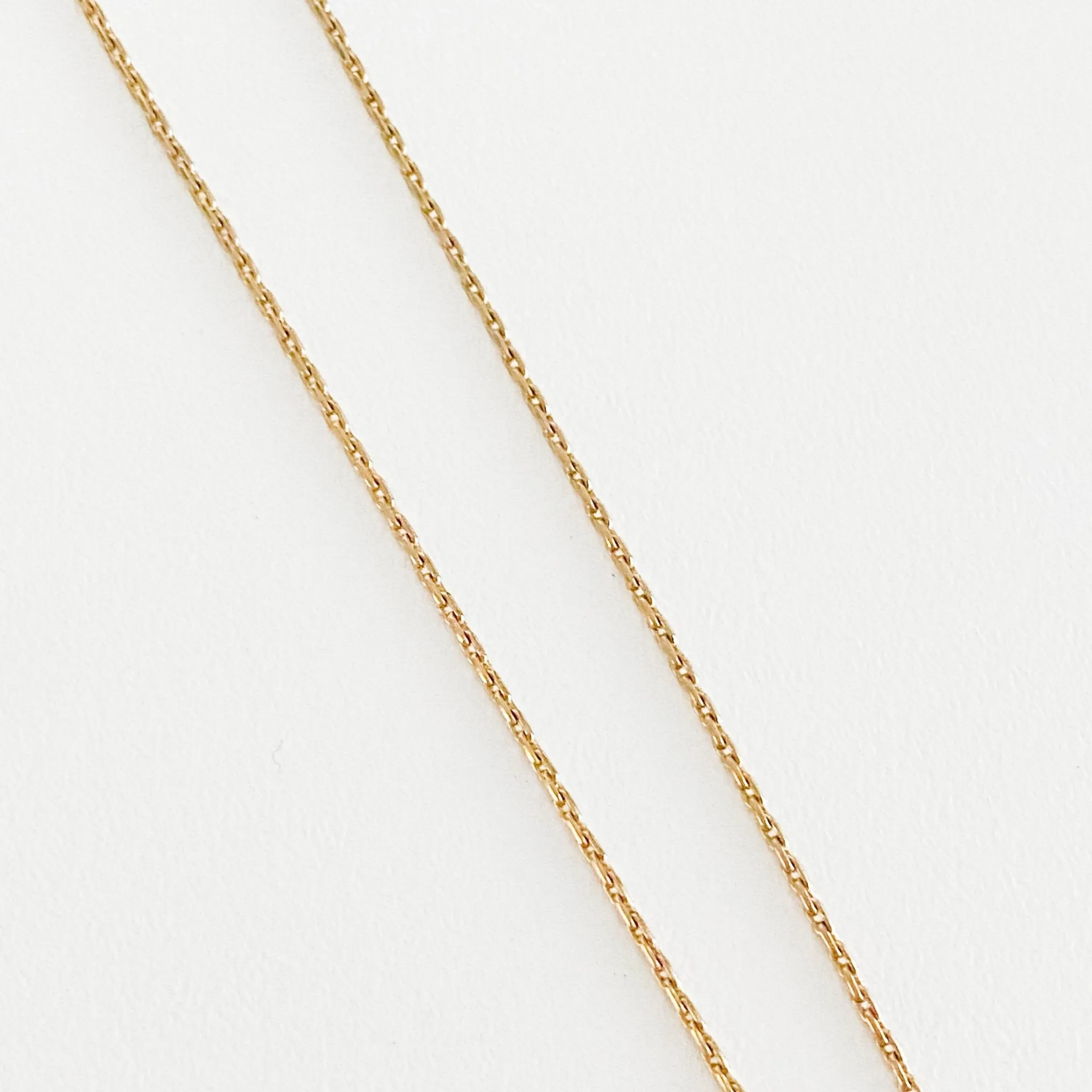 Vintage Dior Logo Plate 43cm Gold Necklace With a Rhinestone