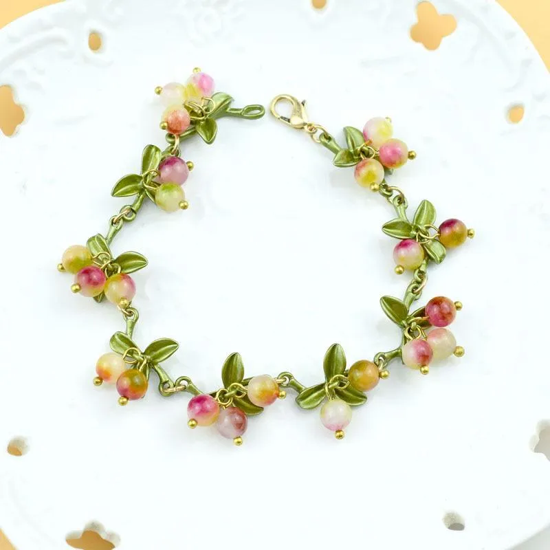 Vintage Plant Fruit Bracelets